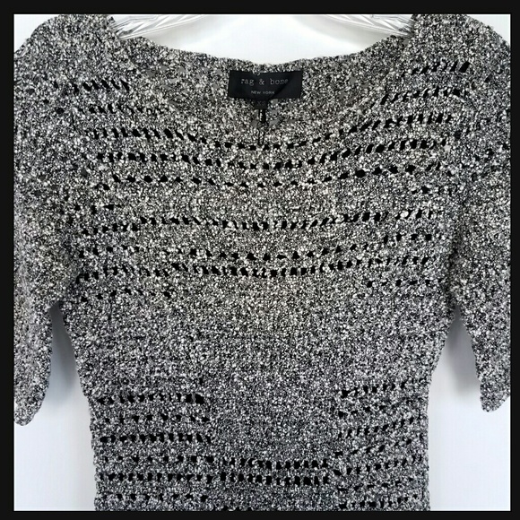 Rag & bone Hart knit sweater dress cutout back xs - Picture 5 of 8
